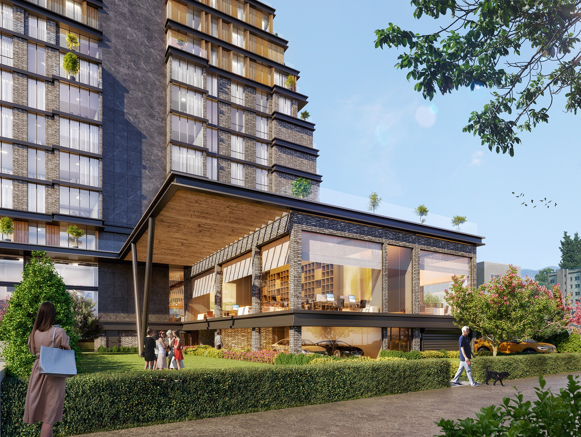 Luxury Istanbul City Centre Apartments - Landscaped gardens
