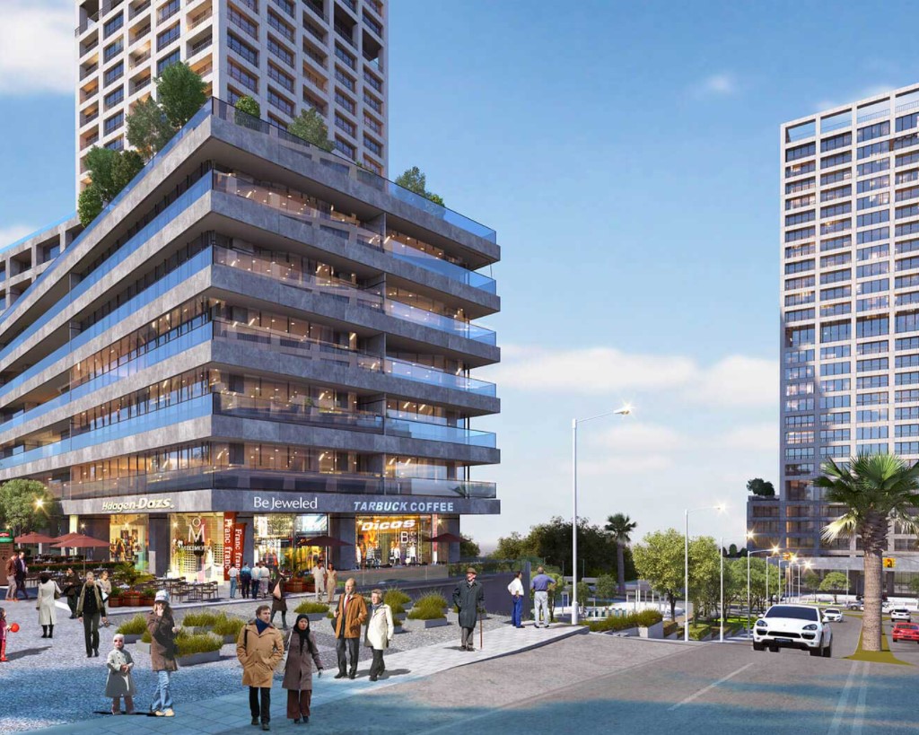 Asian Sea View Istanbul Apartments - Shopping and residential complex