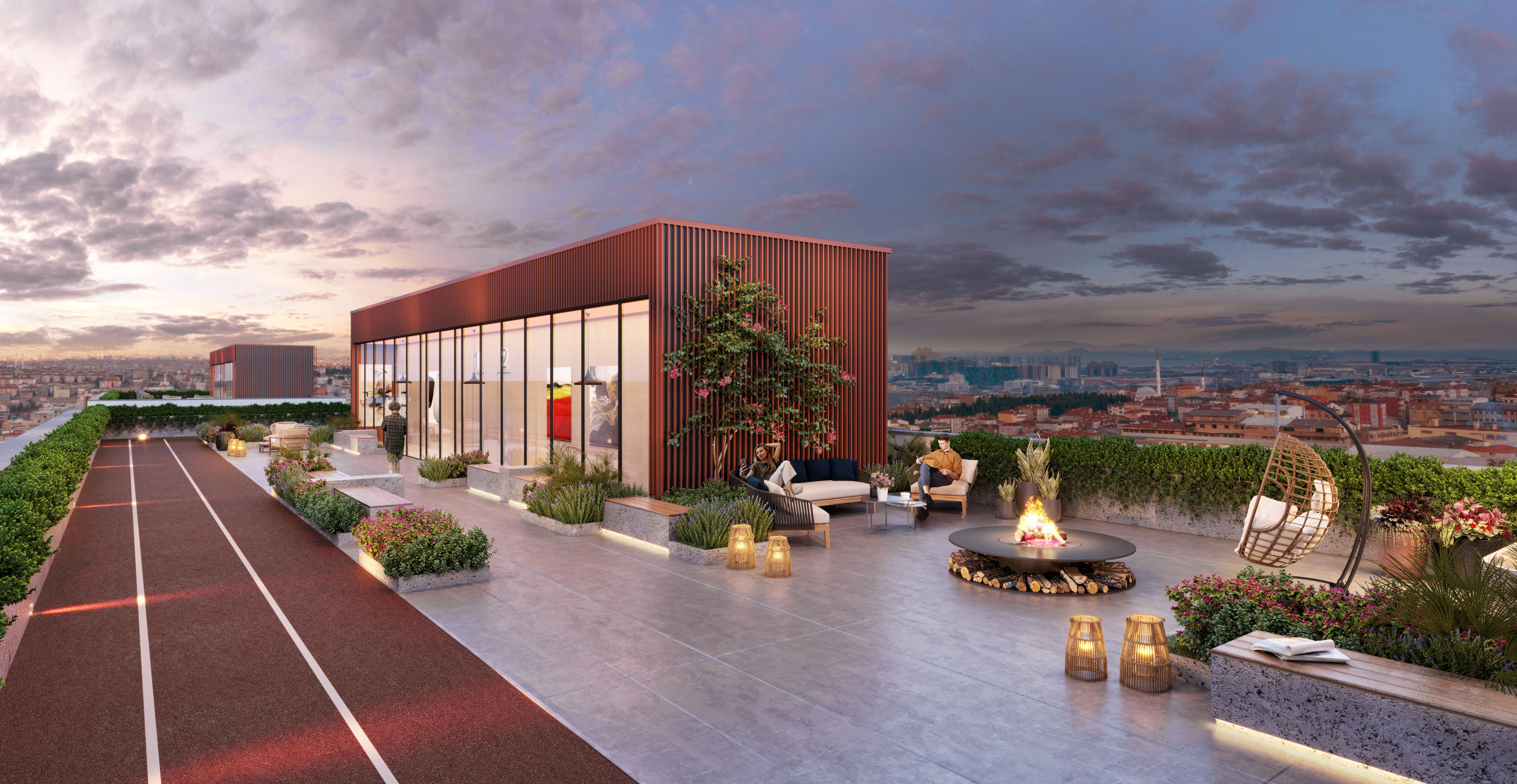 Istanbul Spa Apartments -Lake Views - Rooftop viewing terrace