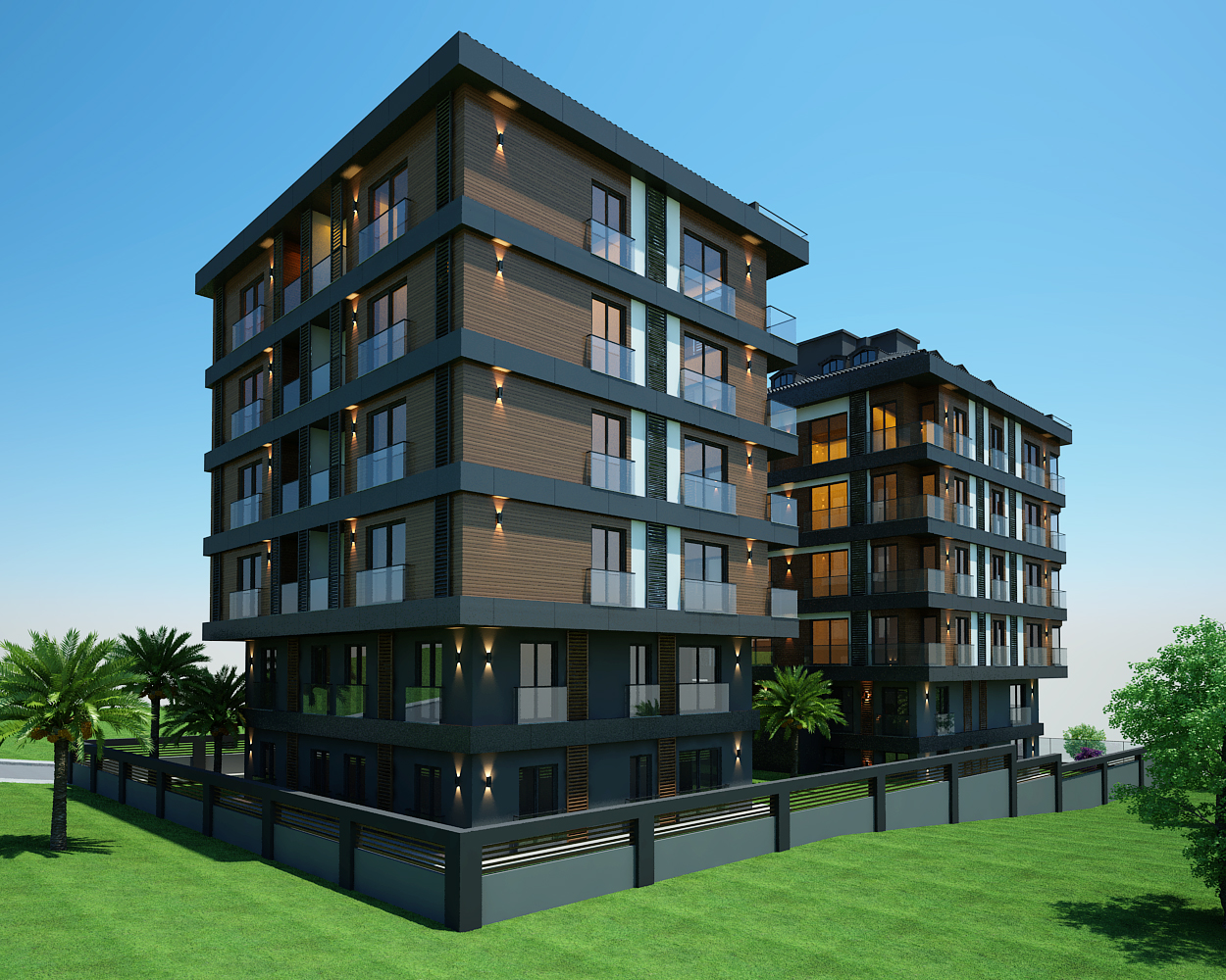 Sea & Nature View Istanbul Apartments - Green area