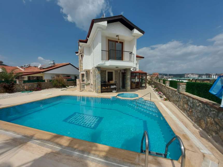 Nature & River View Villa In Kemer, Fethiye - Walk-in private pool