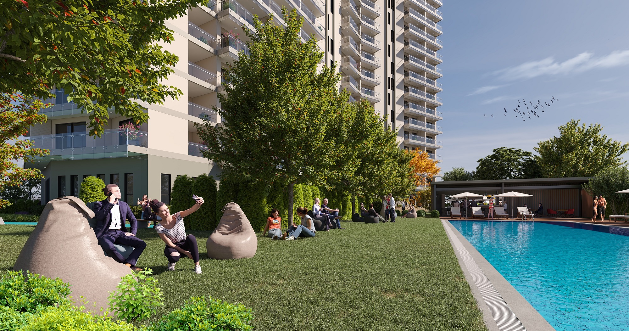 Luxury Asian Istanbul Apartments - Sea View - Landscaped gardens