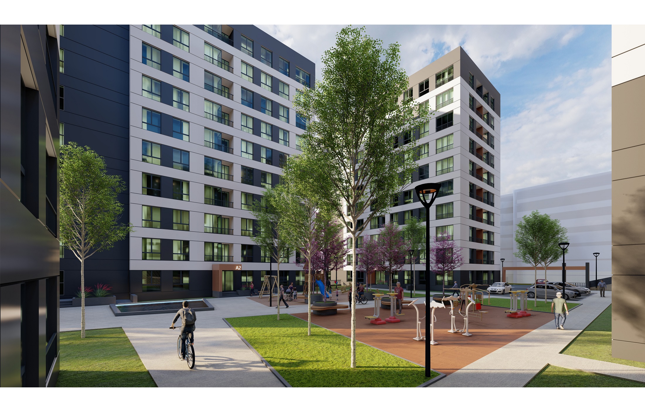 Luxury Istanbul Apartments - Bagcilar - Outdoor gym