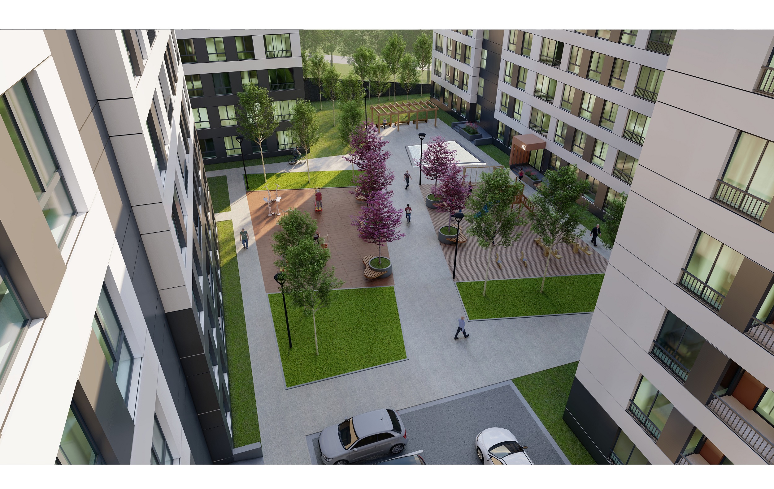 Istanbul Apartments – Ideal Investment -Landscaped garden