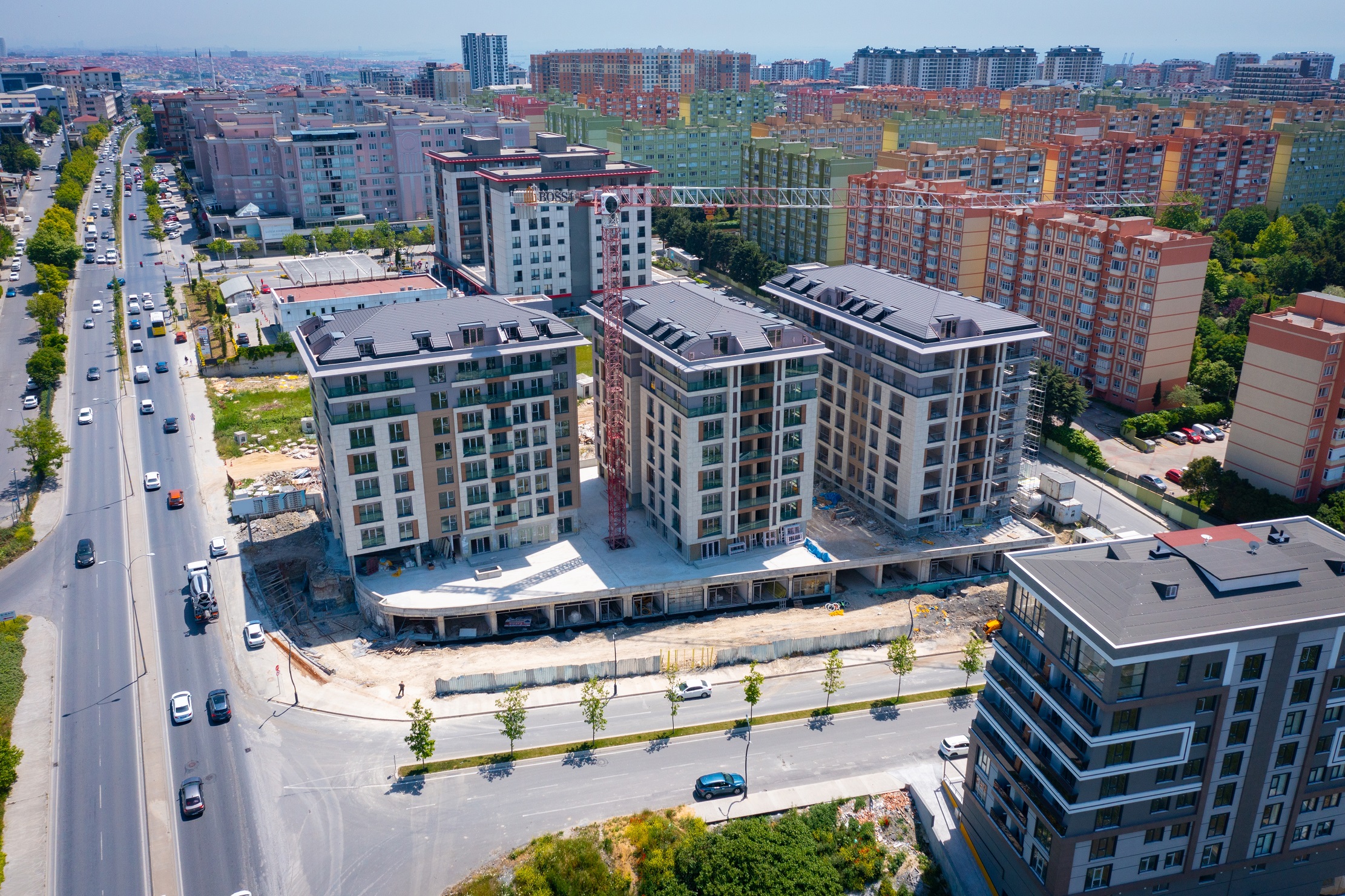 Luxury Istanbul Apartments - Main view over the entire complex