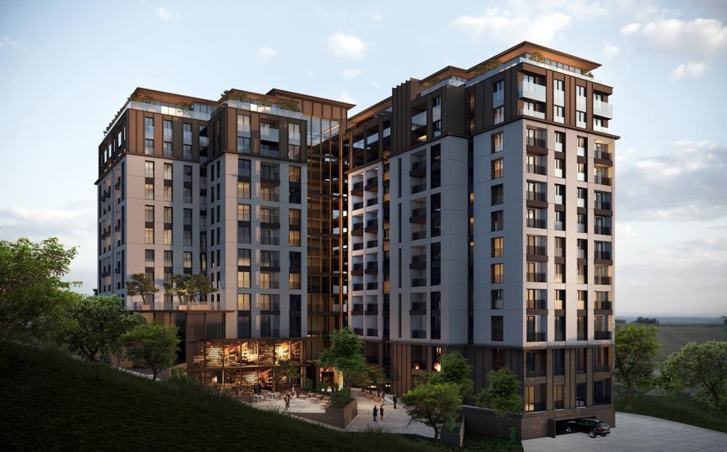 Istanbul Luxury Off-Plan Apartments -Small modern complex