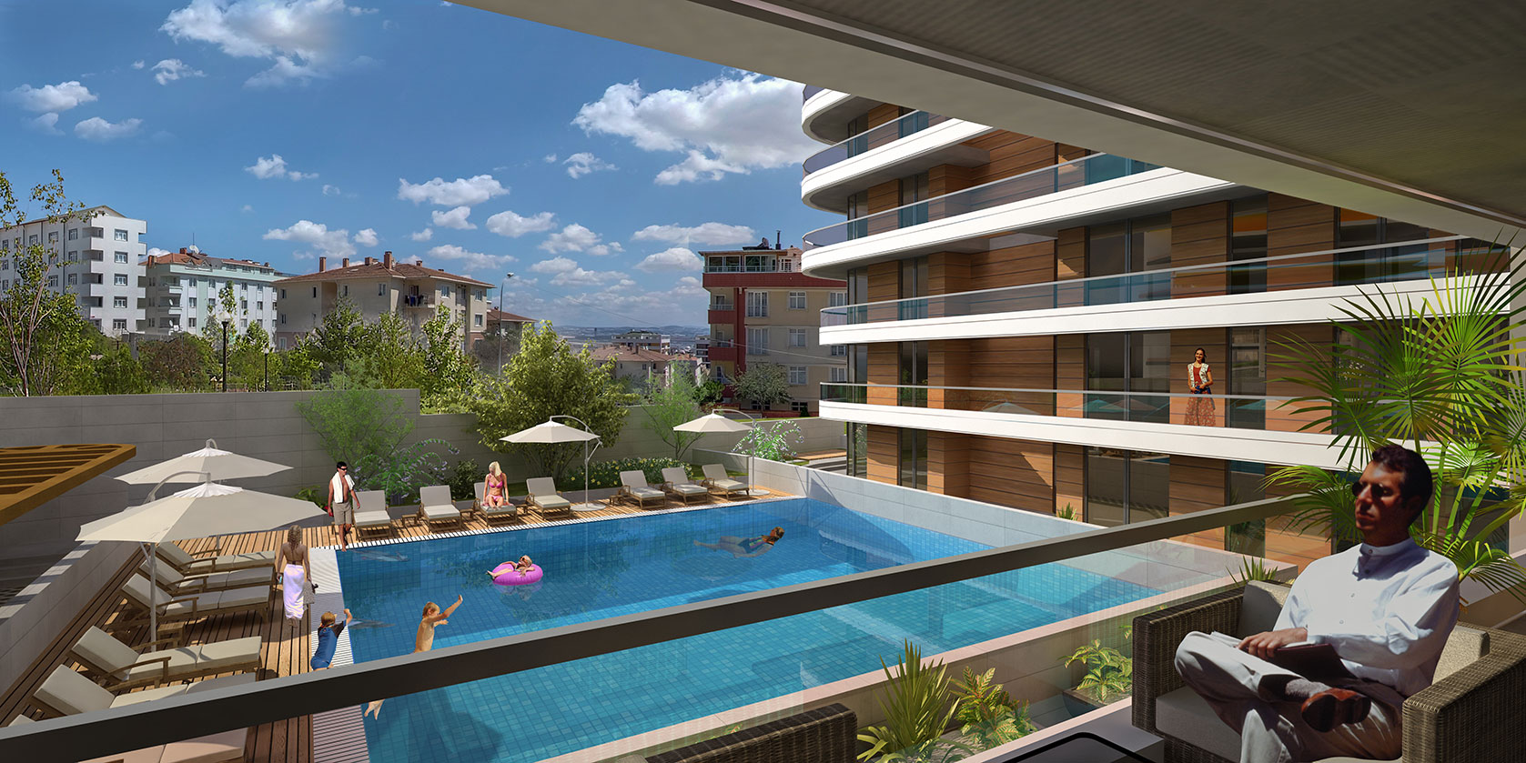 Sea View Asian Istanbul Apartments - On-site facilities