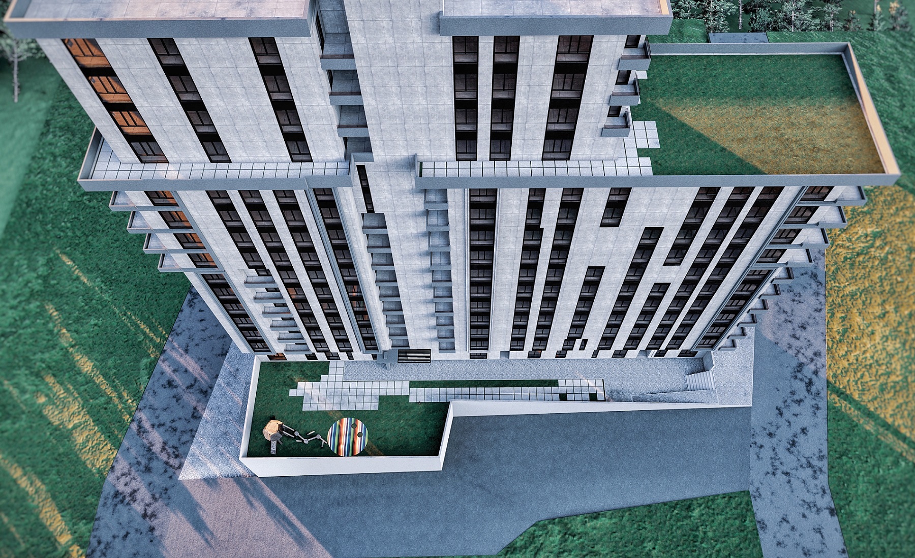 Lake View Istanbul Luxury Apartments - Small residential complex