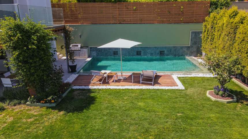 Yalikavak Sea & Marina View Villa - Well-kept gardens