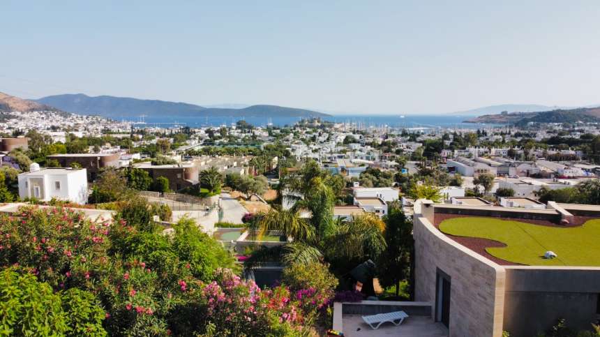 Bodrum Town Sea View Villa - Panoramic views