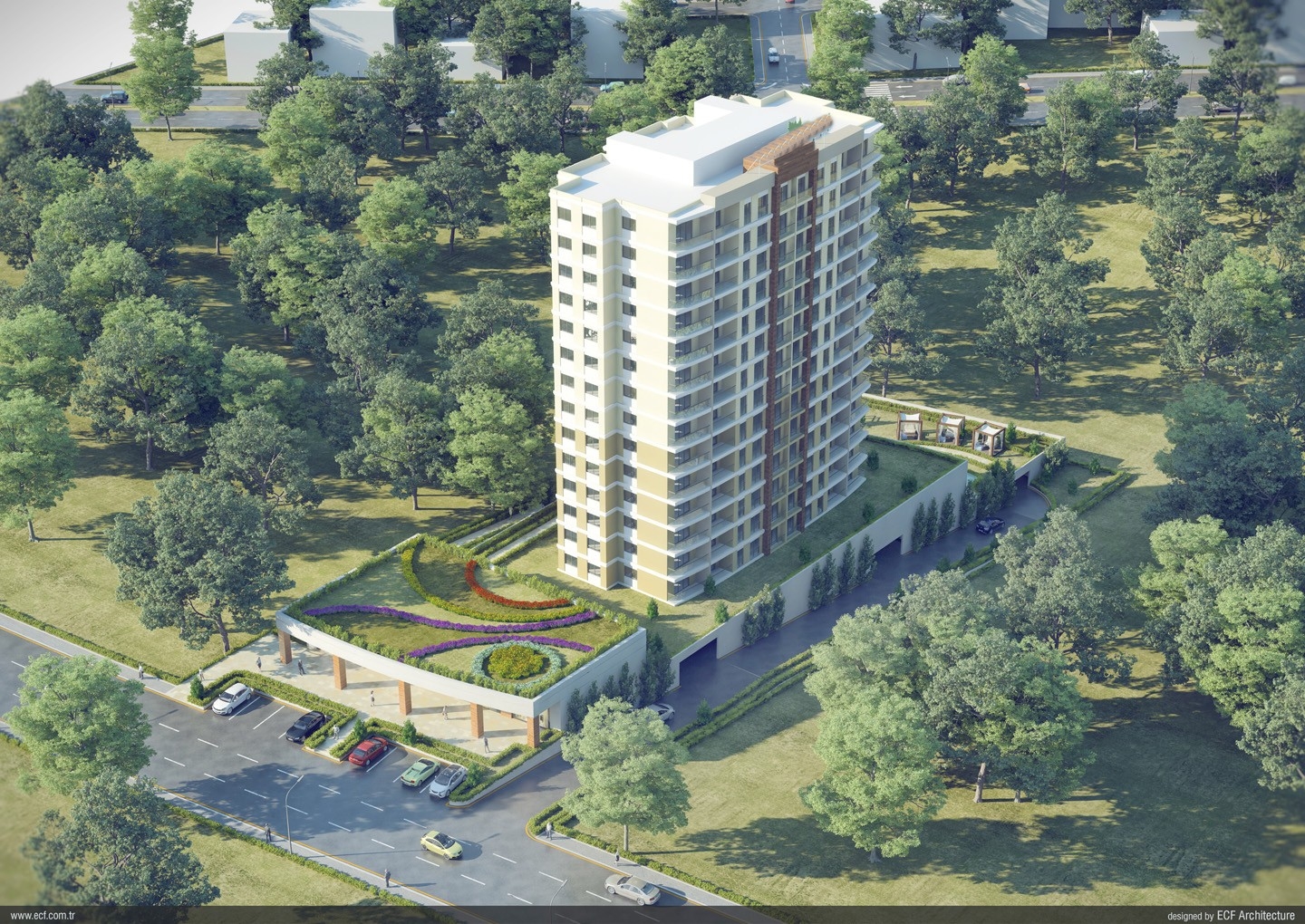 Lake View Istanbul Apartments - Green area