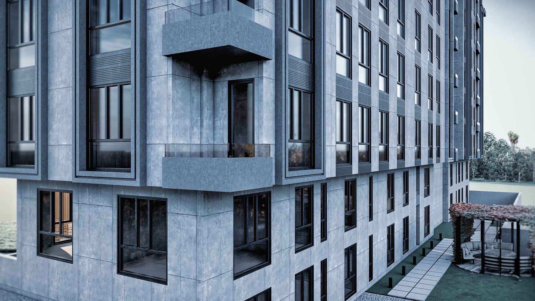 Istanbul Apartments - Lake Views - Glass balconies