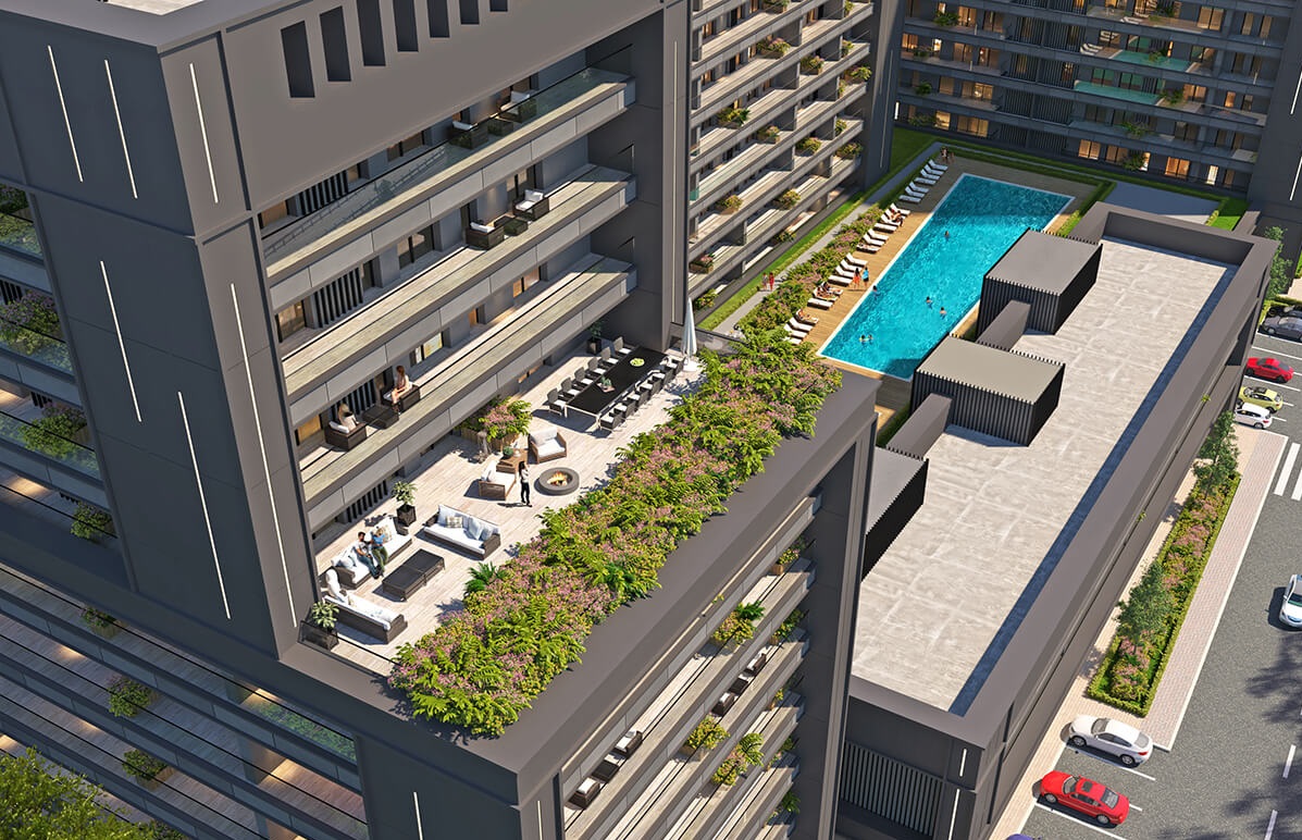 Sea View Asian Istanbul Apartments - Ample outdoor living space