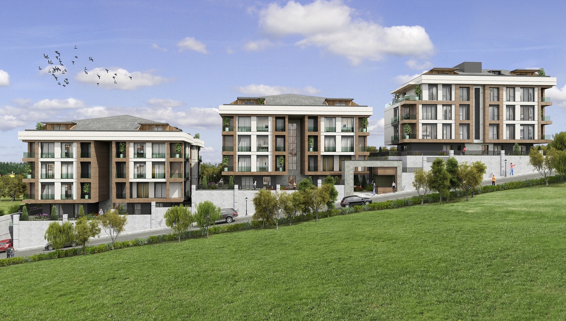 Luxury Sea View Istanbul Apartments - Green location