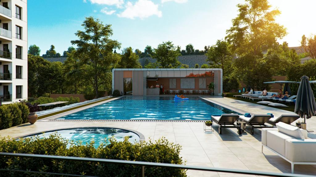 Sea View Apartments In Istanbul - Large outdoor pool