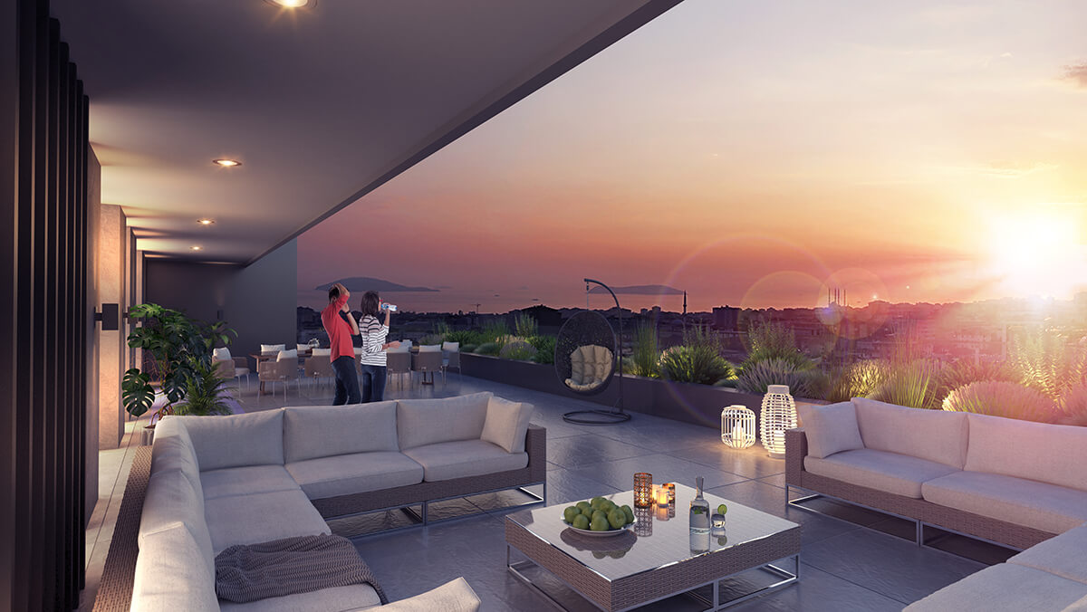 Sea View Apartments - Asian Istanbul - Sea, city, nature and island views