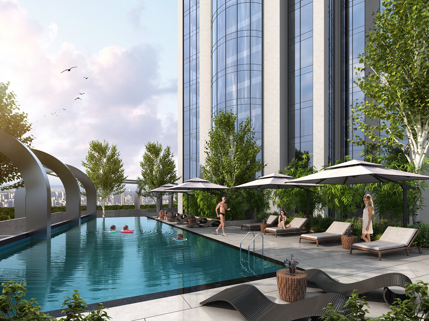 Luxury Istanbul Apartments - Sea Views - Outdoor pool