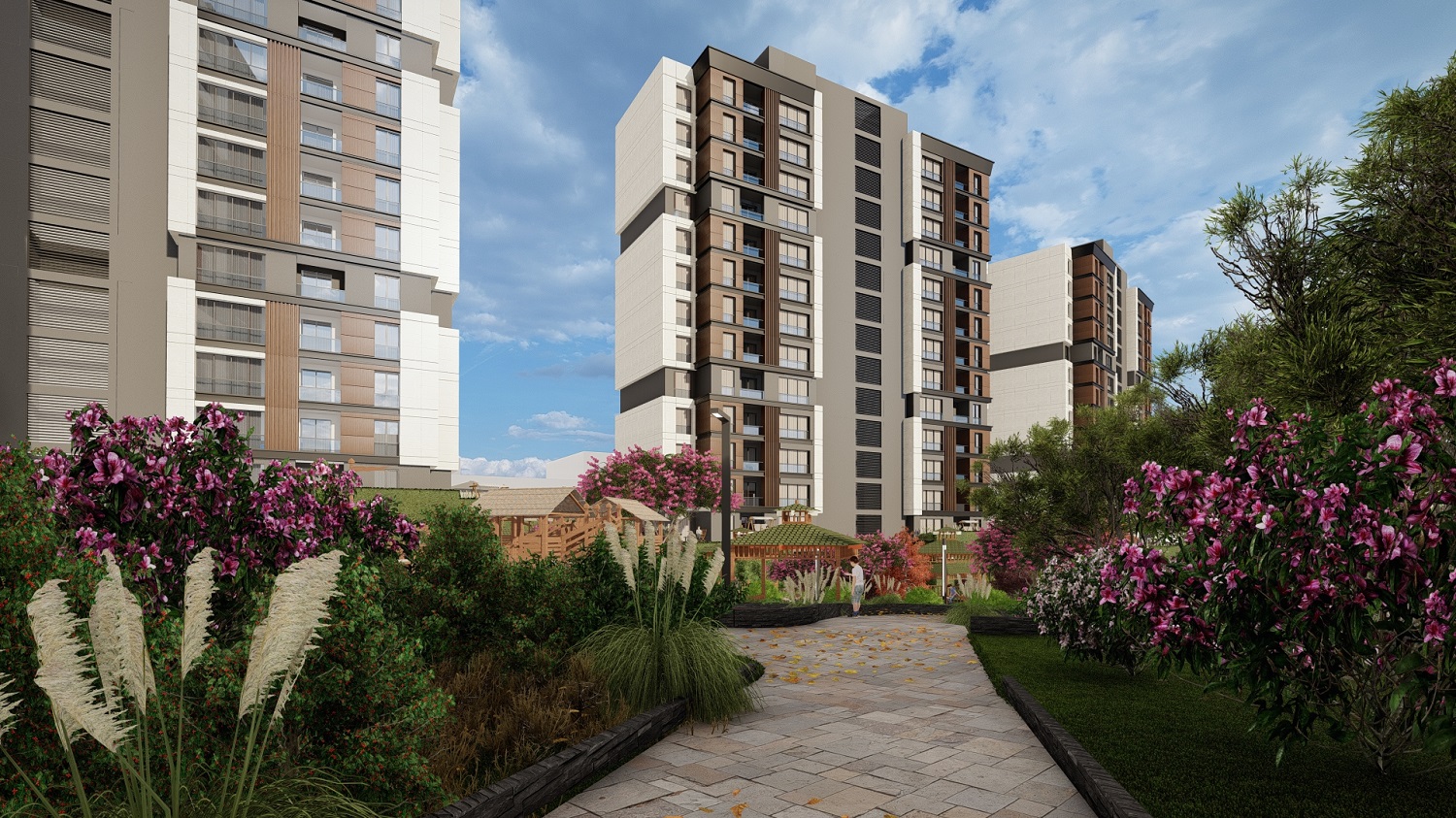 Luxury Istanbul Apartments - Ideal Investment - Landscaped gardens