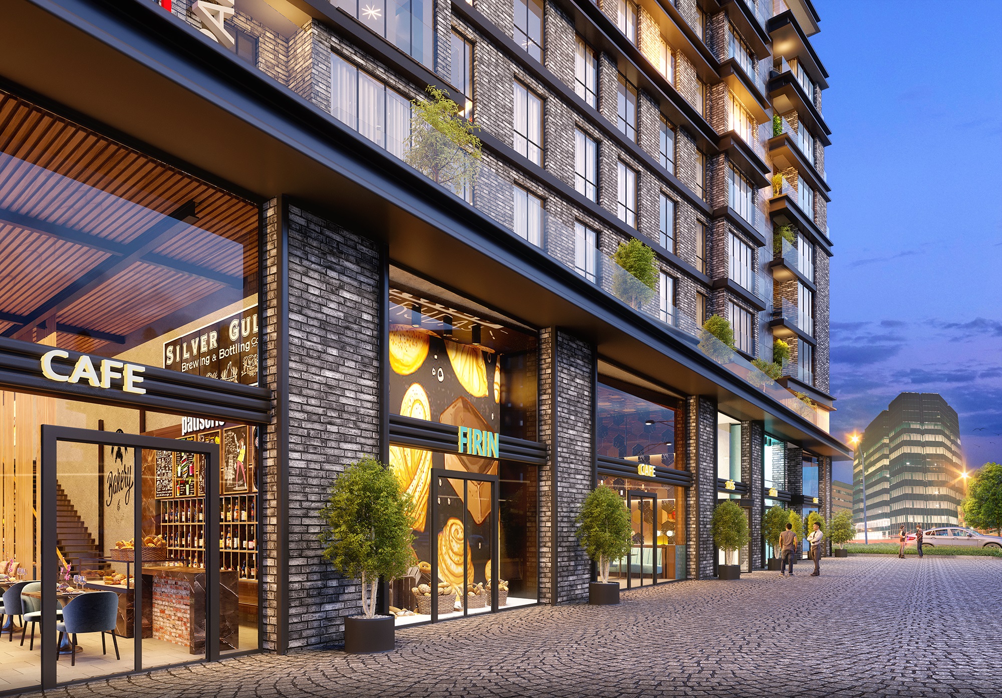 Istanbul Luxury Apartments - City Centre - Shops, cafes and restaurant