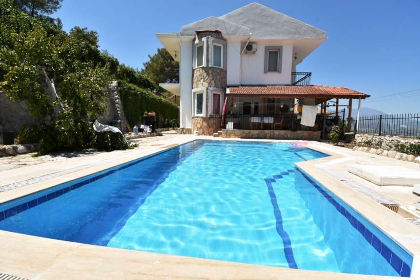 Traditional Detached Seydikemer Villa - Private walk-in pool