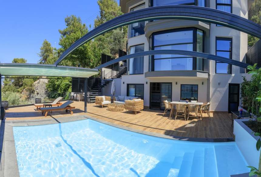 Fethiye Marina Villa - Karagozler - Walk-in infinity pool