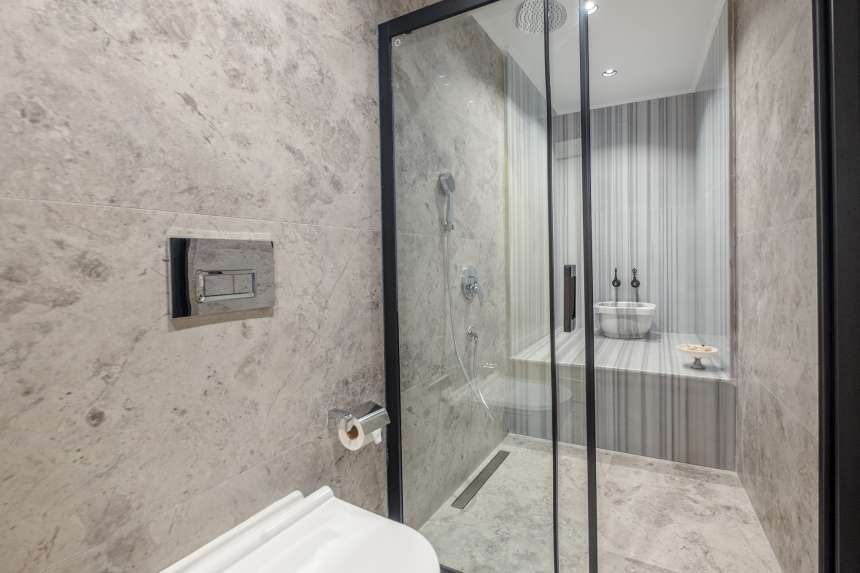 Fethiye Marina Villa - Karagozler - Turkish bath style shower