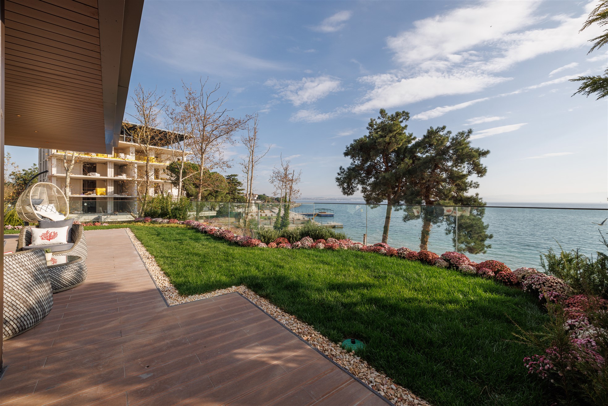 Sea Front Asian Istanbul Property For Sale - Sea views from terrace