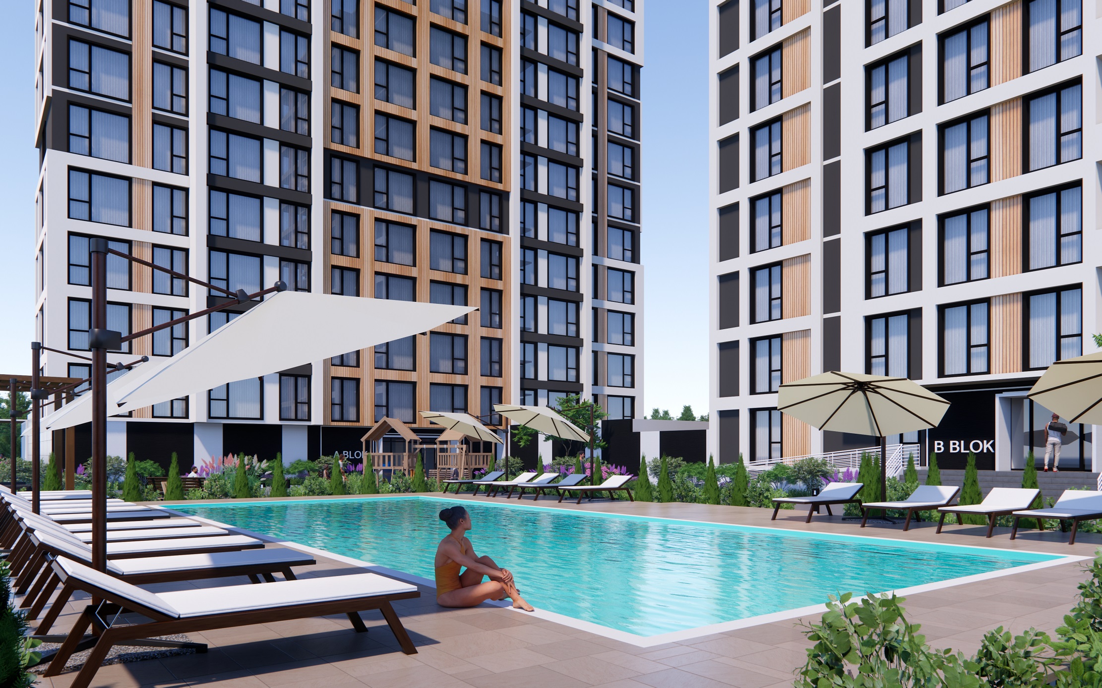 Asian Istanbul Apartments - Sea Views - Large outdoor pool