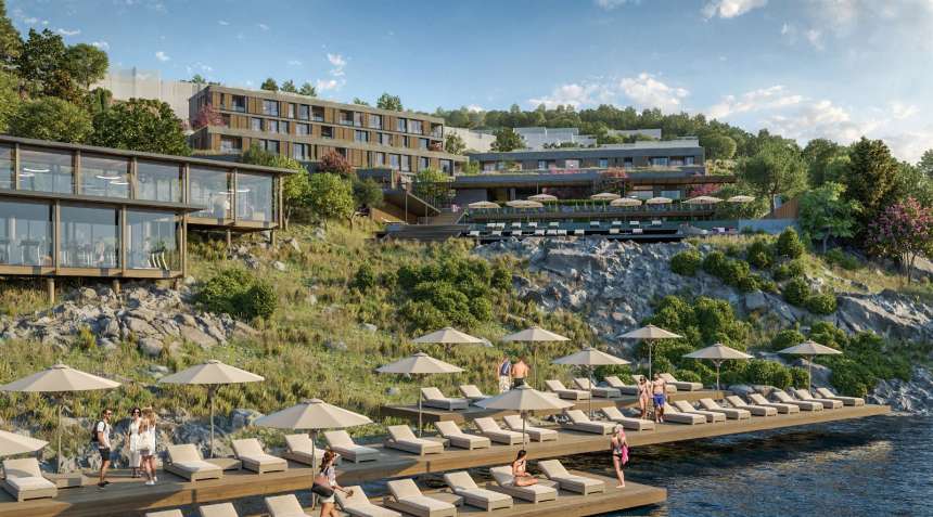 Elite Sea Front Yalikavak Apartments - Beach platforms