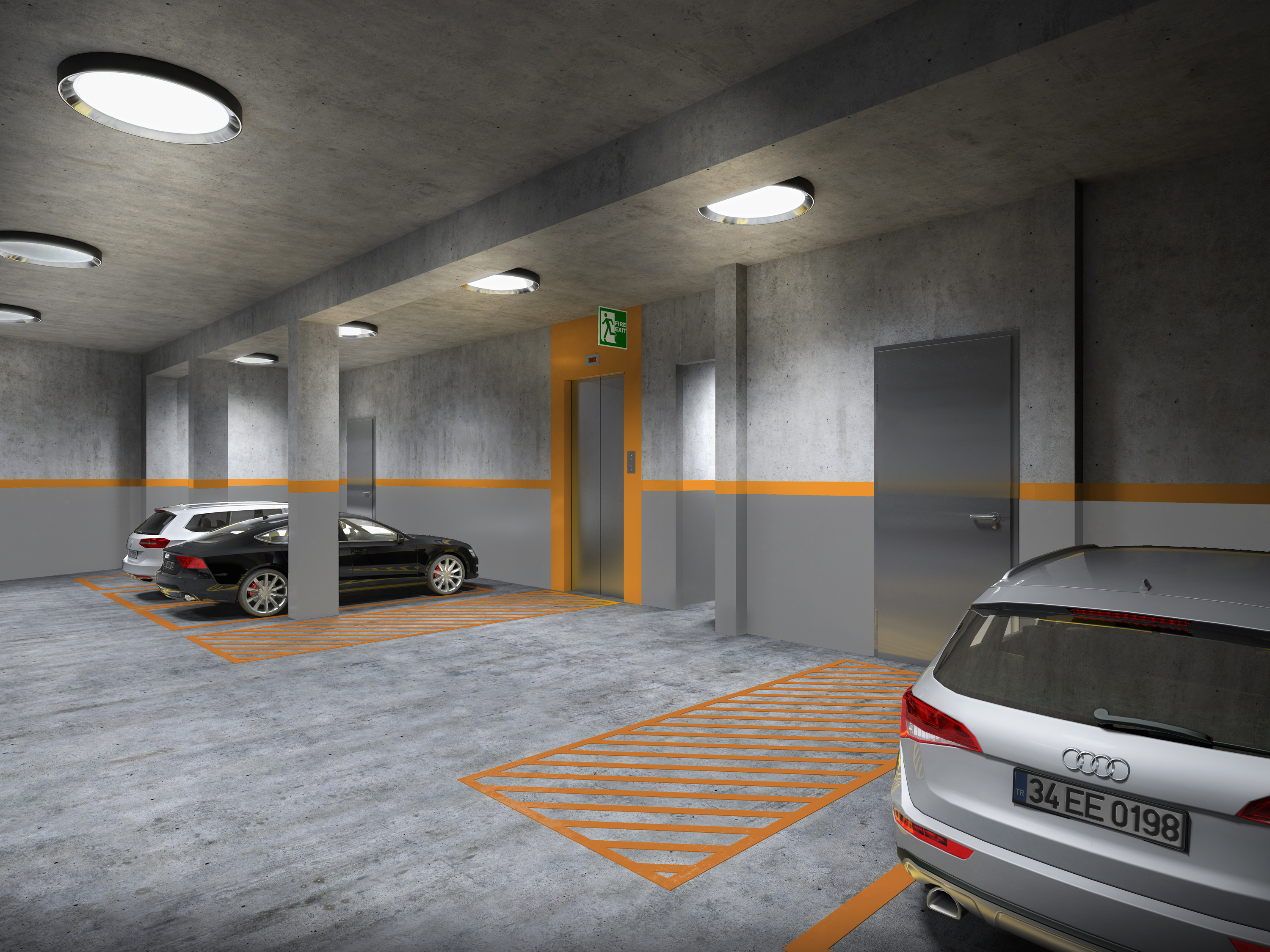 Luxury Istanbul Apartments - Bagcilar - Secure parking