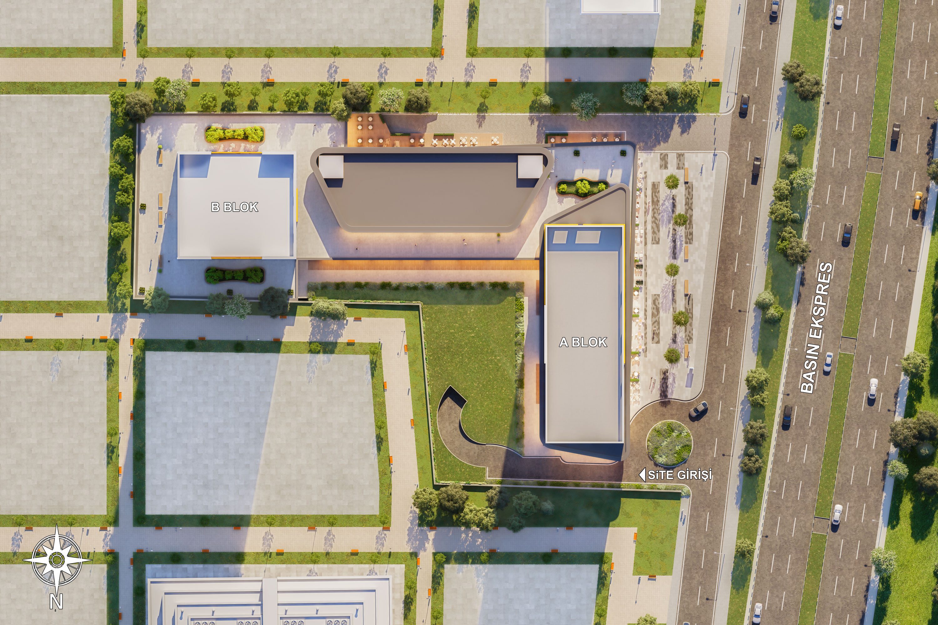 Luxury Istanbul Apartments - Bagcilar - Site plan