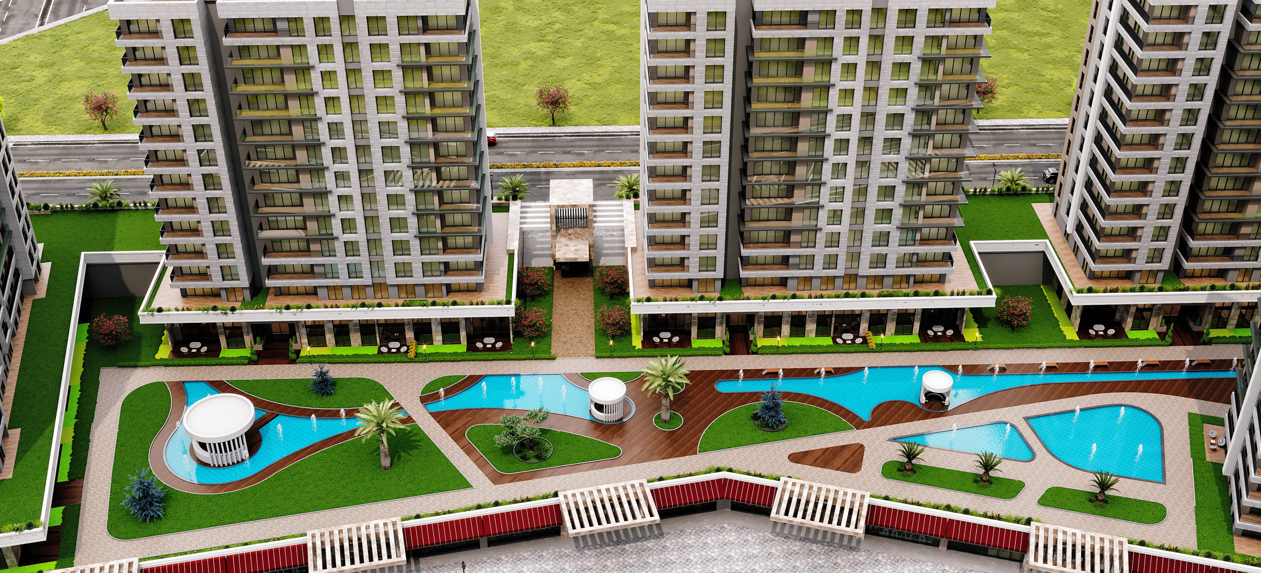 Spa Apartments In Istanbul - Modern complex near West Marina