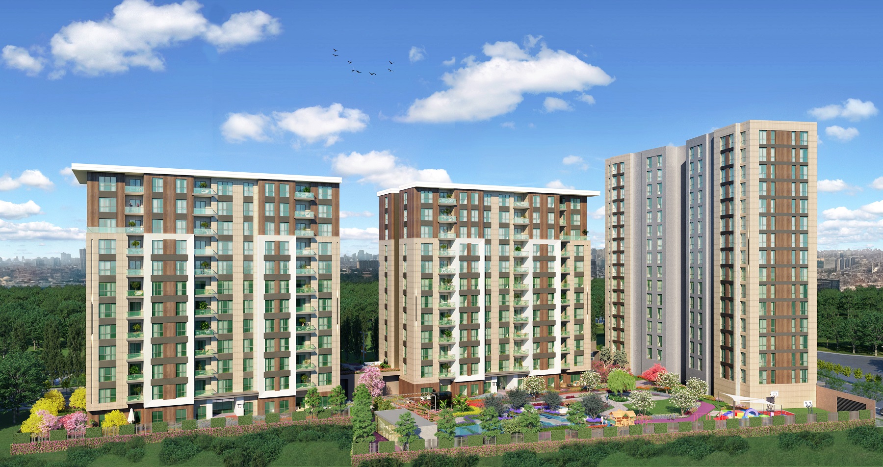 Luxury Istanbul Apartments - City Centre - Secure modern complex