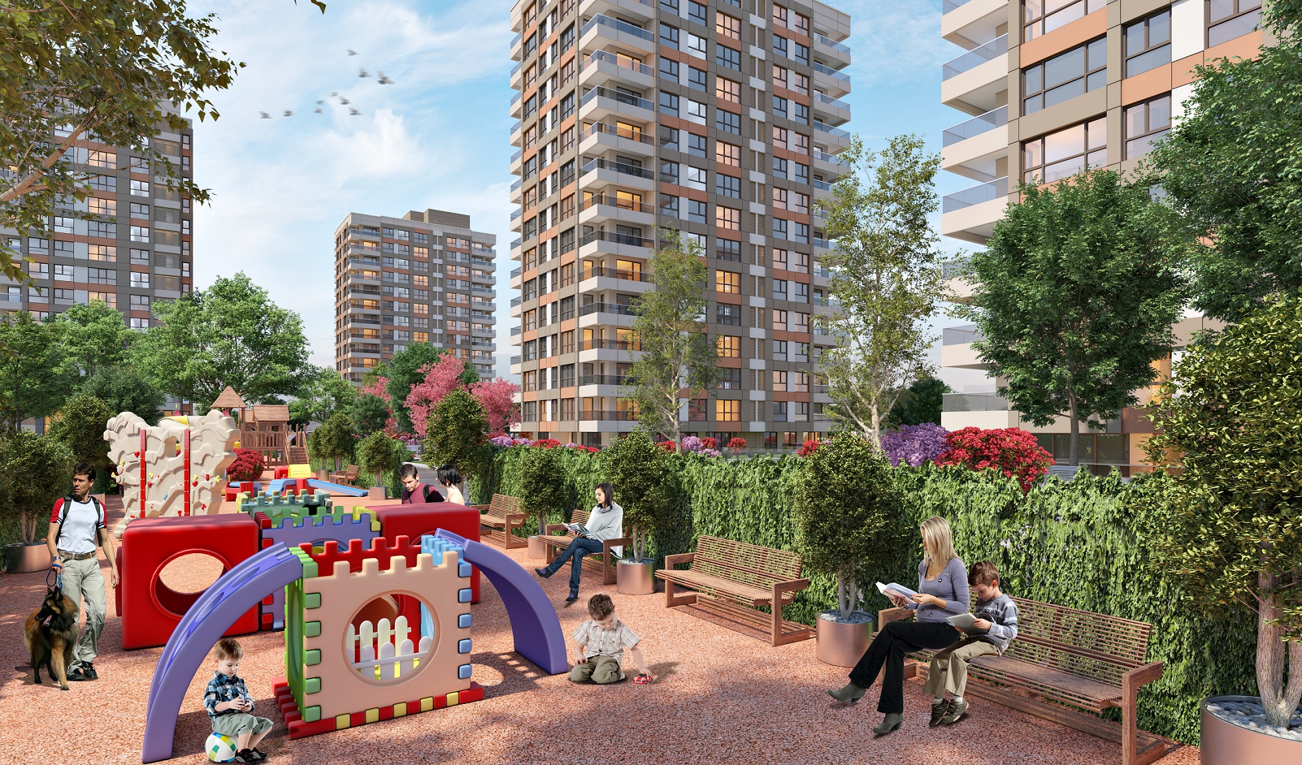 Istanbul Asia Luxury Apartments - Cekmekoy - Play area