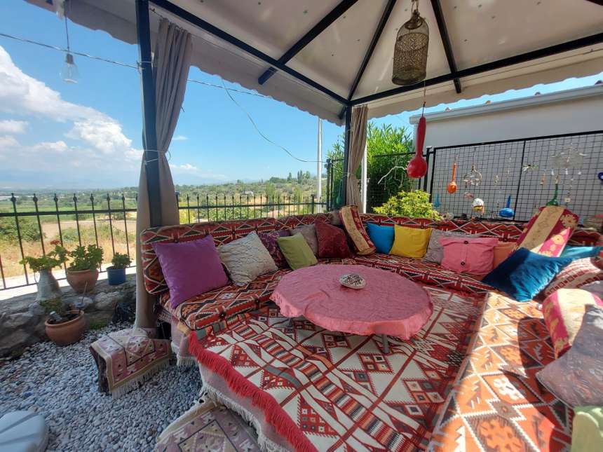 Affordable Seydikemer Villa - Fethiye - Shaded garden Kosk