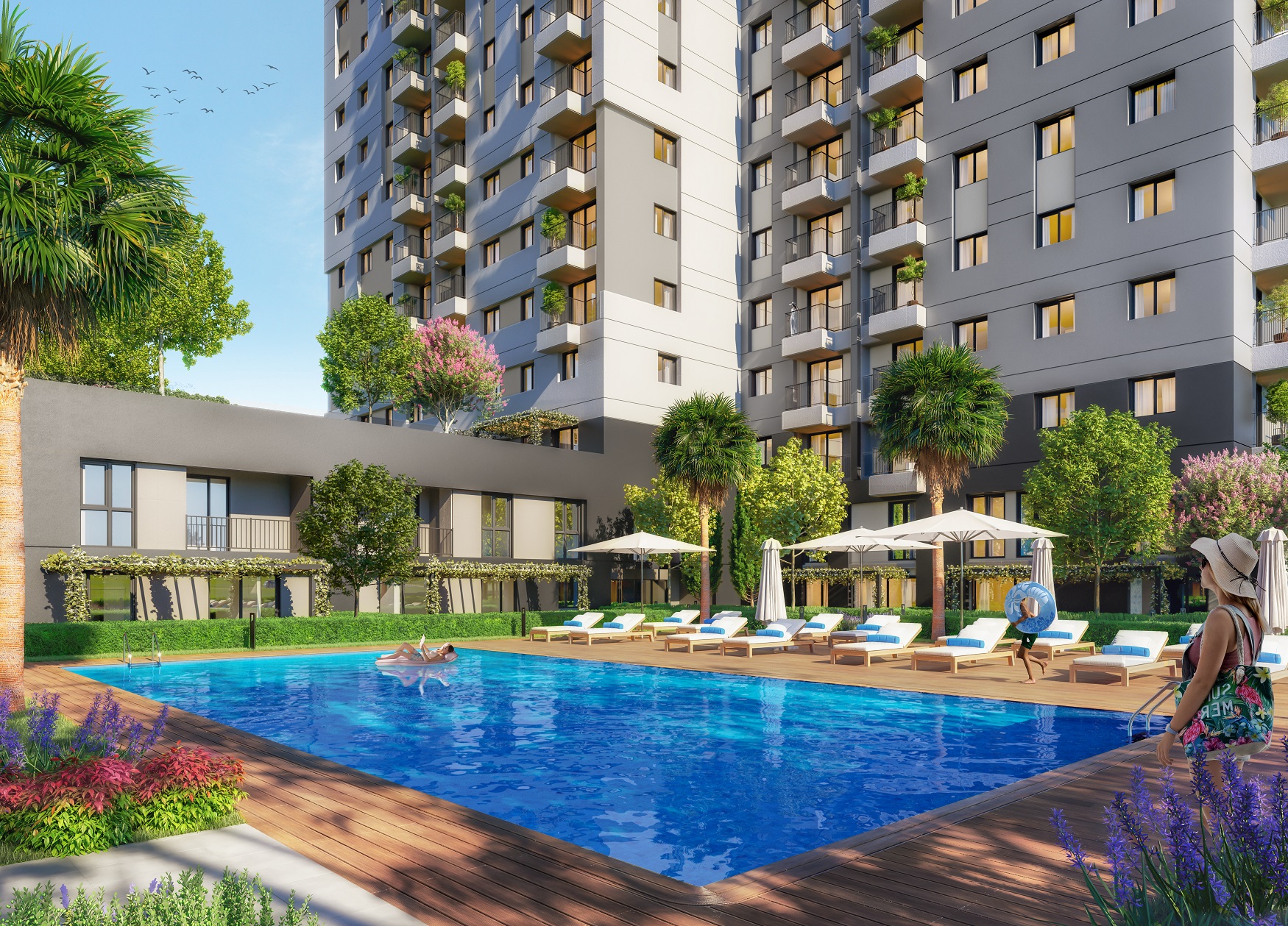 Istanbul Luxury Apartments - Prime Investment - Outdoor pool