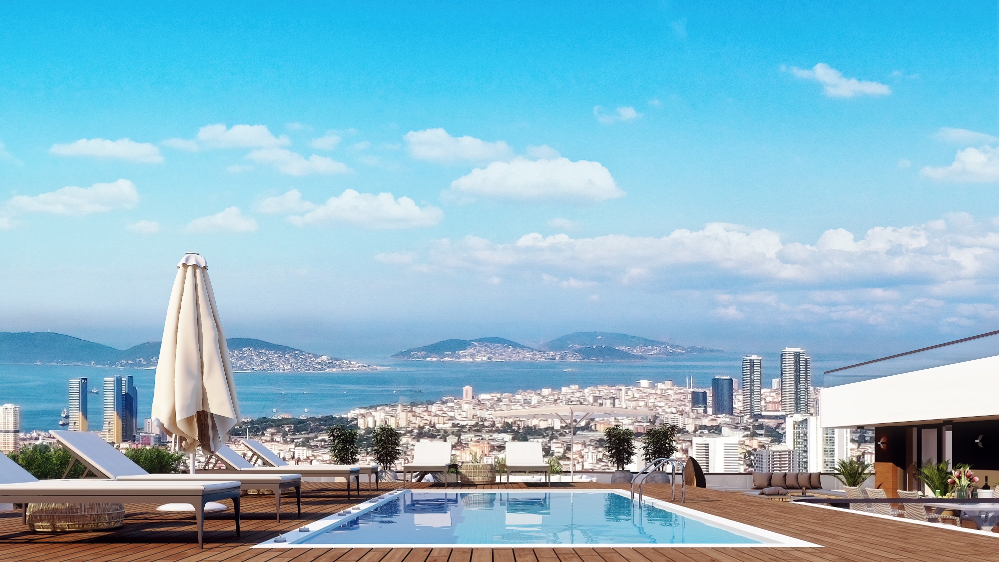 Sea View Apartments - Istanbul Asia - Penthouses with private pools