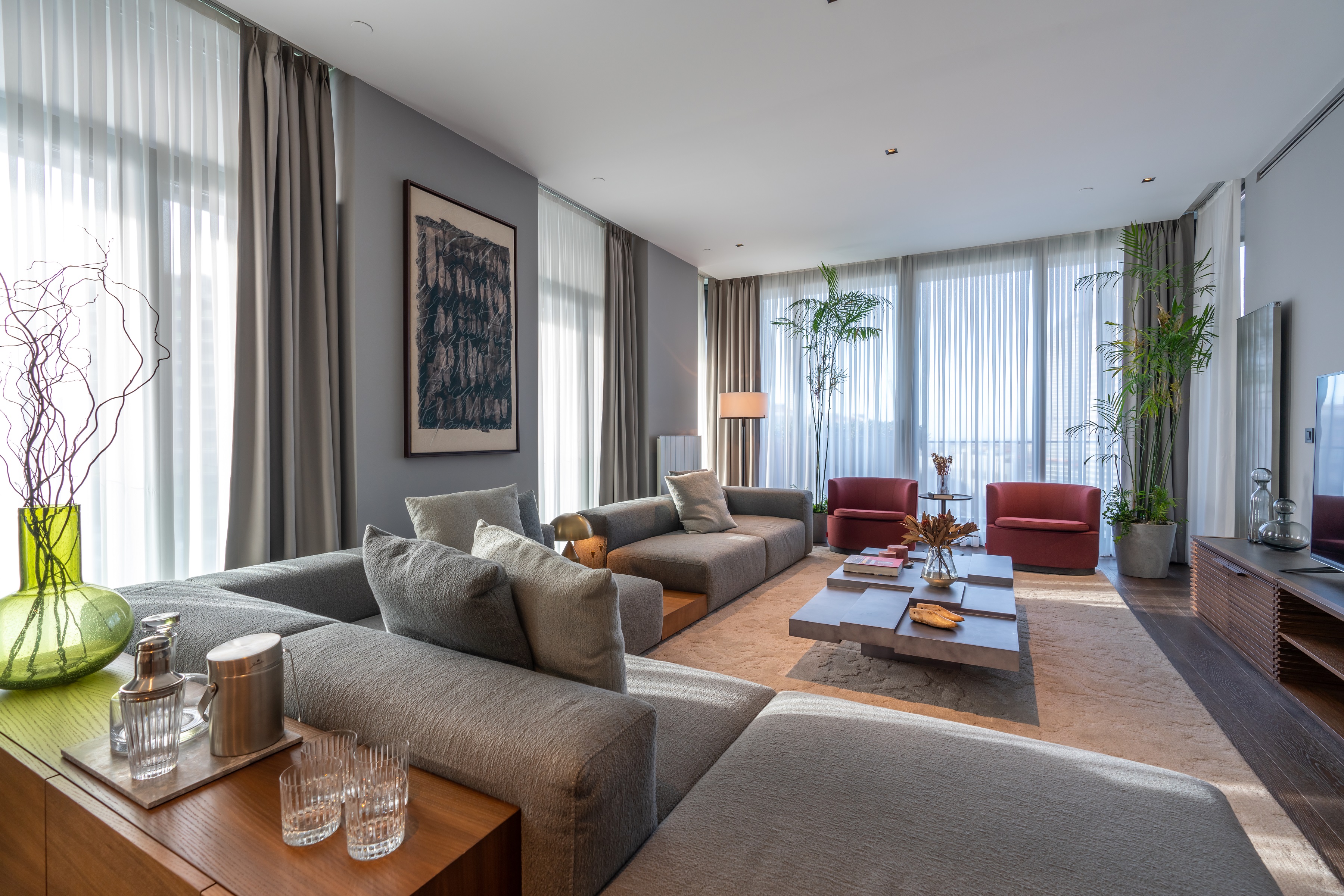 Spa Apartments in Asian Istanbul - Bright open lounge