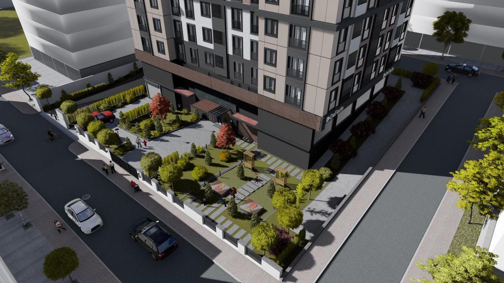 Istanbul Luxury Apartments - Basin Express - Communal gardens