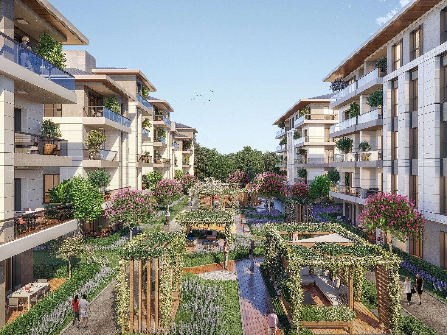 Luxury Istanbul Smart Apartments - Stunning gardens