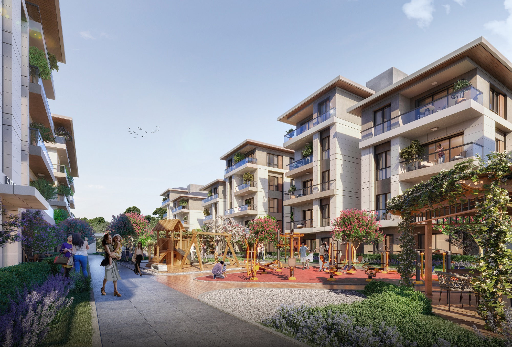 Luxury Istanbul Smart Apartments - Low-rise complex