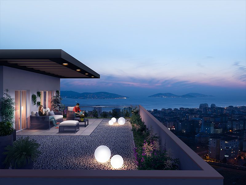Asian Istanbul Sea View Apartments - Princess Island views