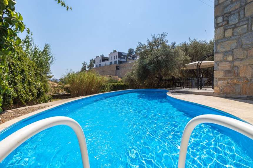 Bodrum Town Detached Stone Villa - Private pool