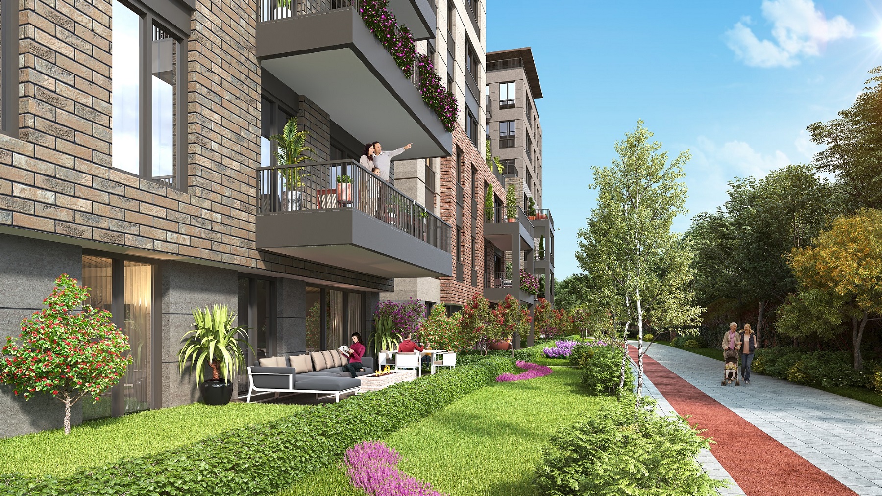 Luxury Apartments - Istanbul City Centre - Garden apartments available