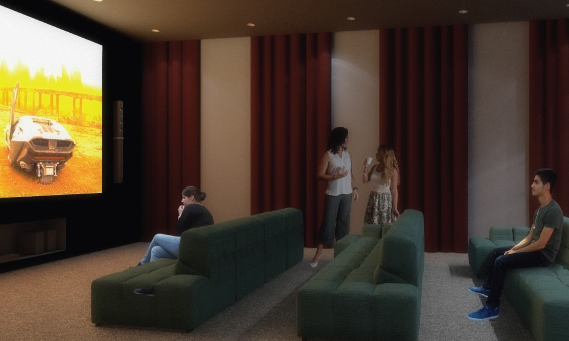 Luxury Asian Istanbul Apartments - Atasehir - Cinema room