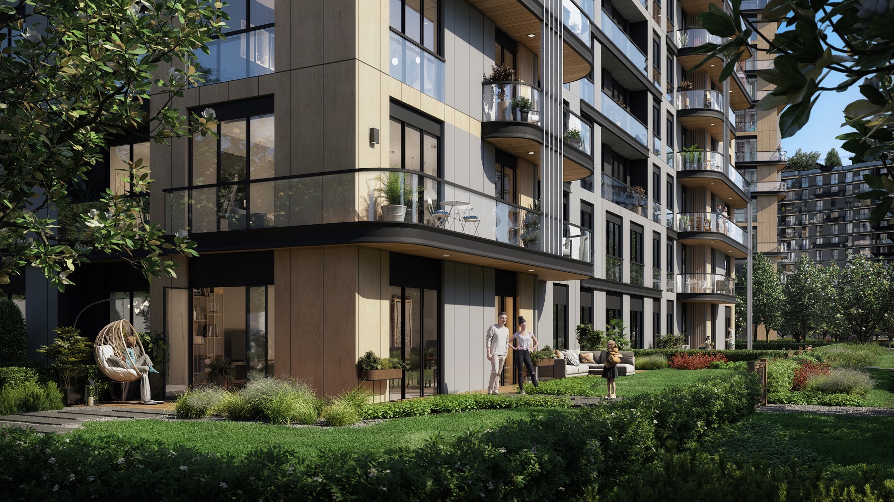 Luxury Istanbul Apartments - Bahcelievler - Garden apartments