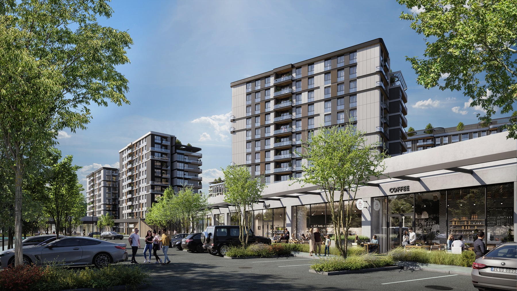 Luxury Istanbul Apartments - Bahcelievler - Shopping and residential complex