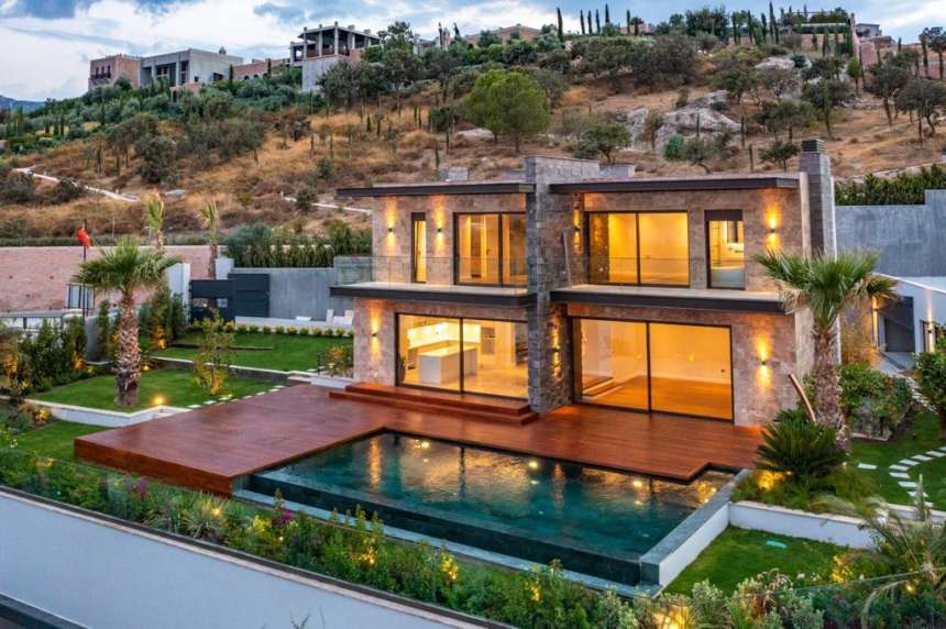 Bodrum-Turkbuku-villas-for-sale- Villa Outlook 