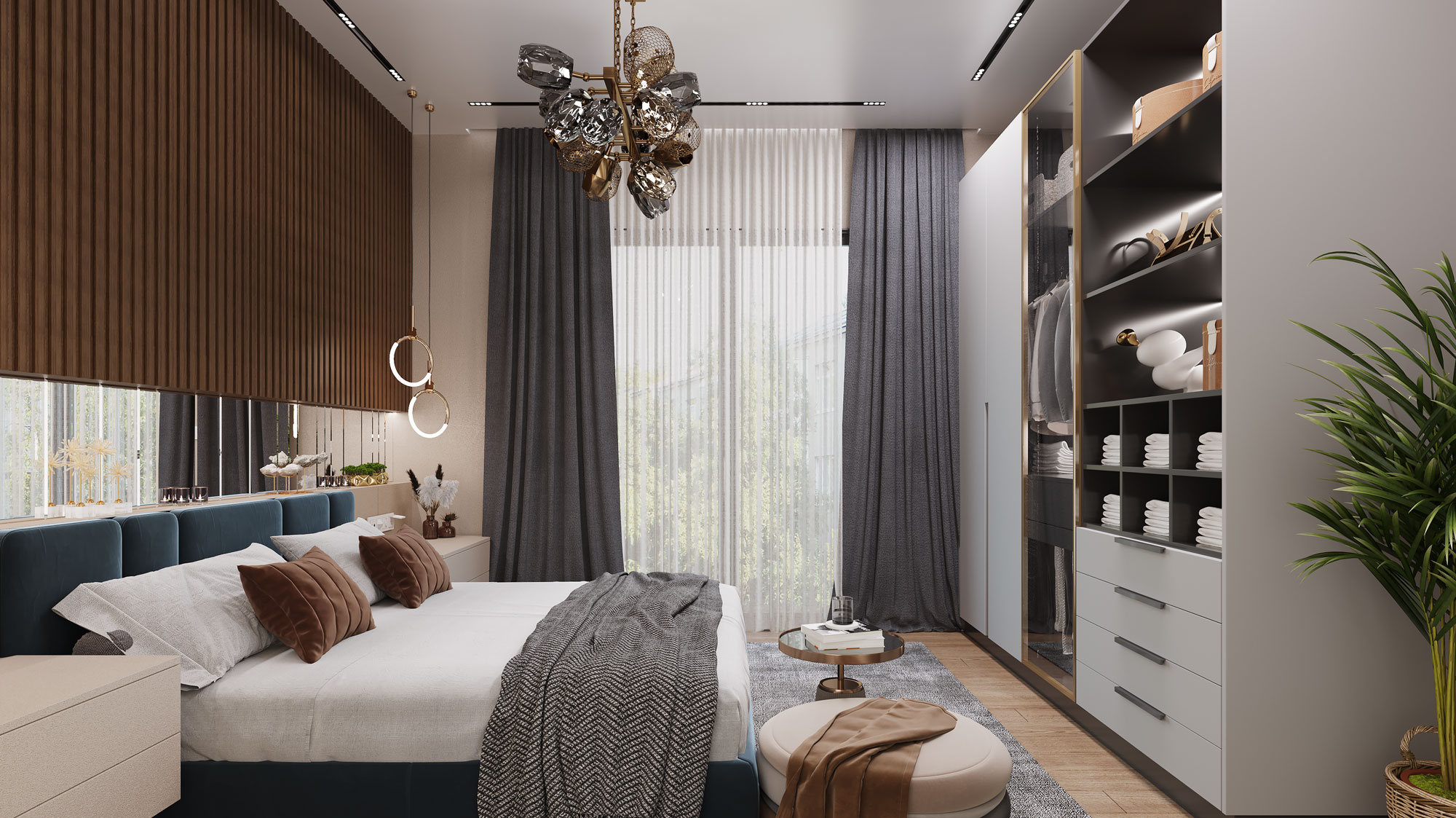 	 Boutique Luxury Apartments in Istanbul - Further Modern Bedrooms 