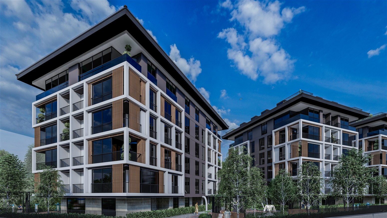 	 Luxury Apartments in Istanbul - Complex Outlook